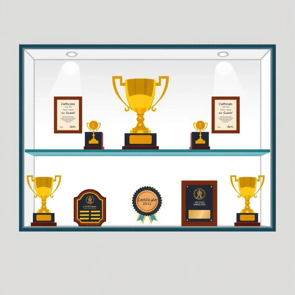 uxcore awards and recognition display