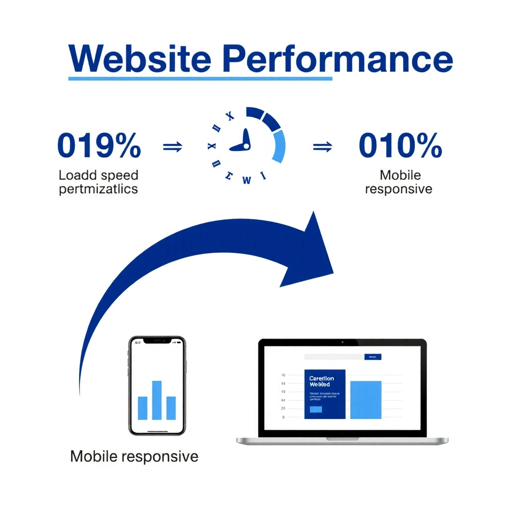 Website performance optimization diagram